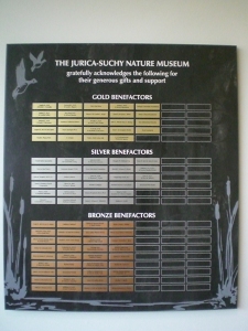 Jurica-Suchy Donor Wall